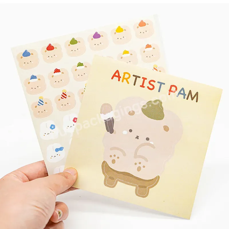 Self Adhesive Paper Labels Printing Custom Kiss Cut Sticker Sheet