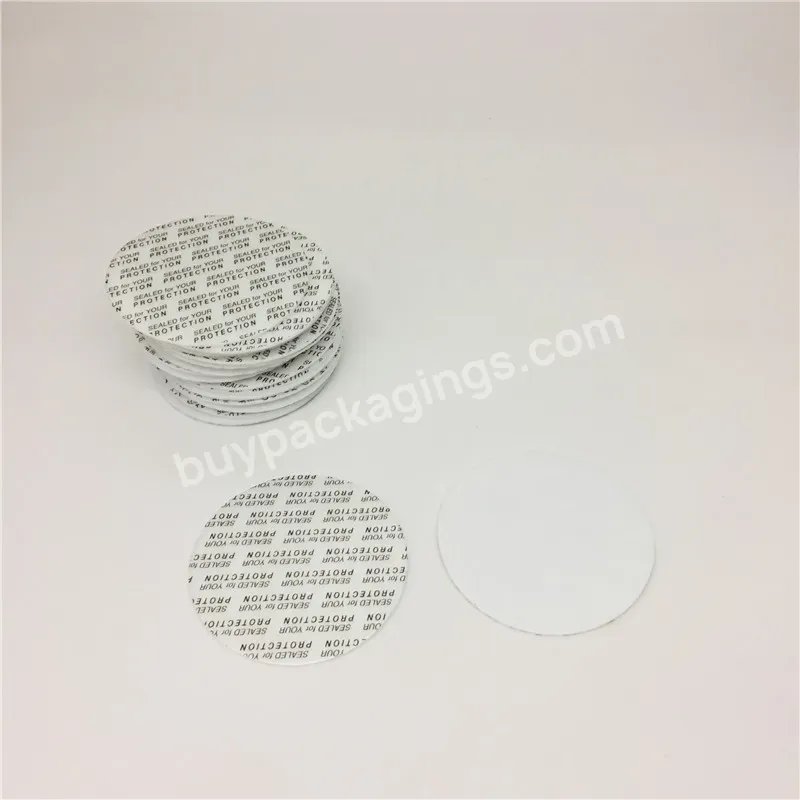 Self Adhesive Pressure Sensitive Sealed For Your Protection Ps Material 38mm