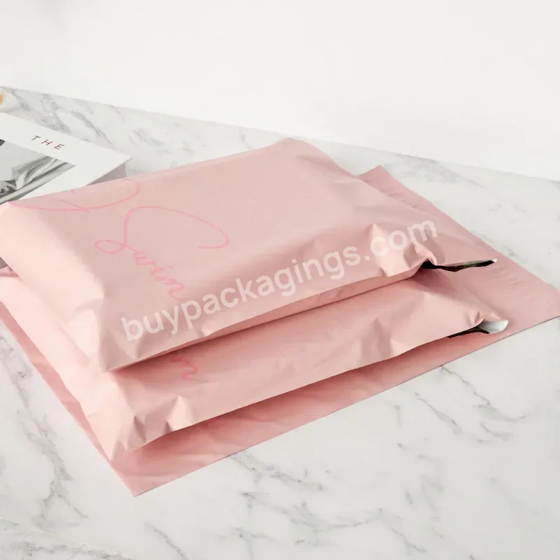 Self Adhesive Sealing Matte Pink Mailing Shipping Plastic Courier Envelope Mailer Bag For Clothes - Buy Self Adhesive Sealing Mailer Pink Bag,Matte Pink Mailing Shipping Bag,Shipping Plastic Courier Envelope Bag.