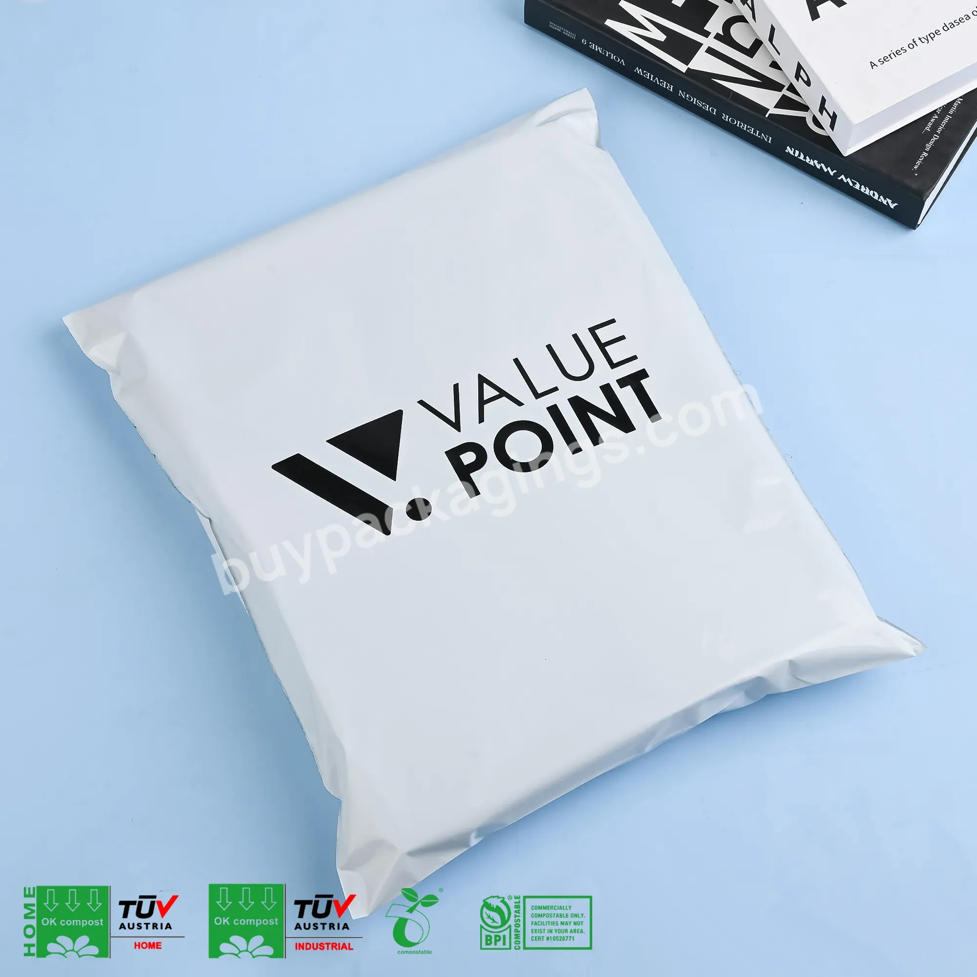 Self Sealing Eco Friendly Plastic Polymailers Biodegradable Bags Shipping Bags Custom With Logo
