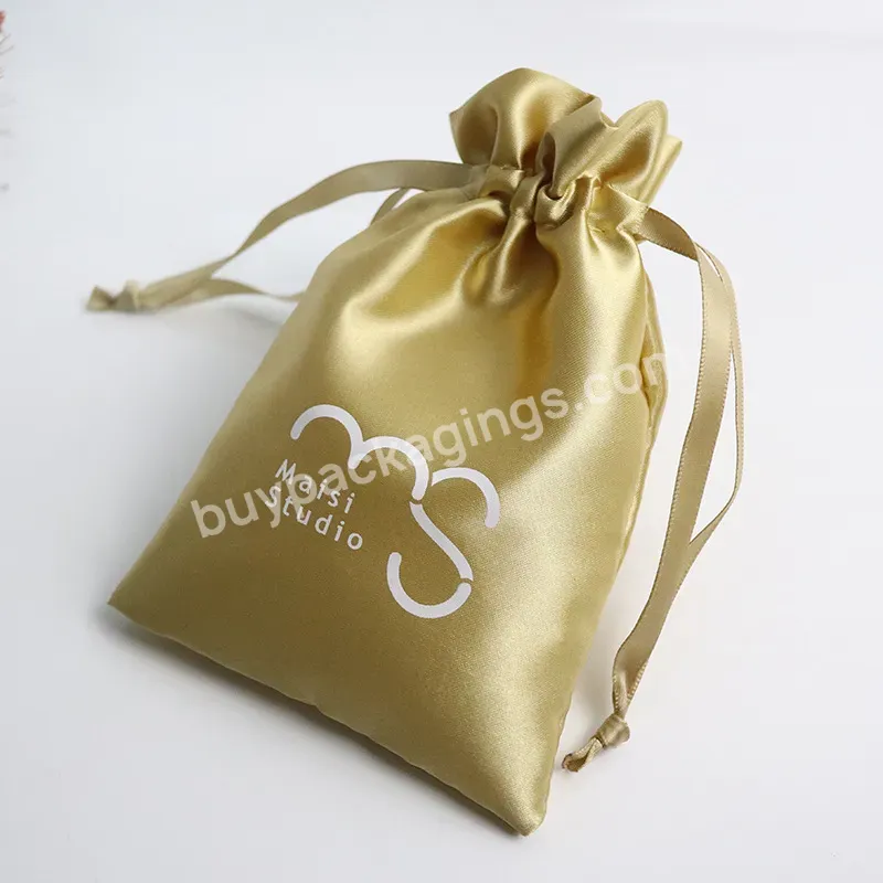 Sell All Kinds Natural Eco Friendly Polyester/silk/cotton Small Drawstring Bags That Can Be Used For Wedding Guest Gift Packagi