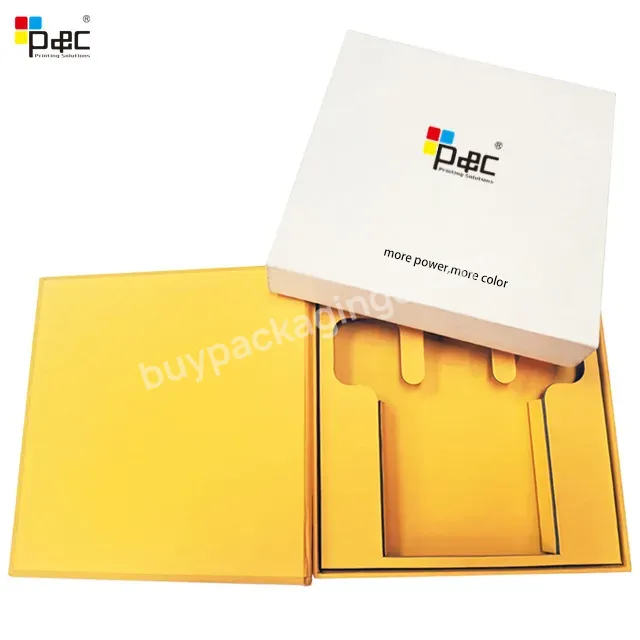 Sell Well New Type Draw Square Cardboard Paper Packing Gift Box Yellow Specifty Paper