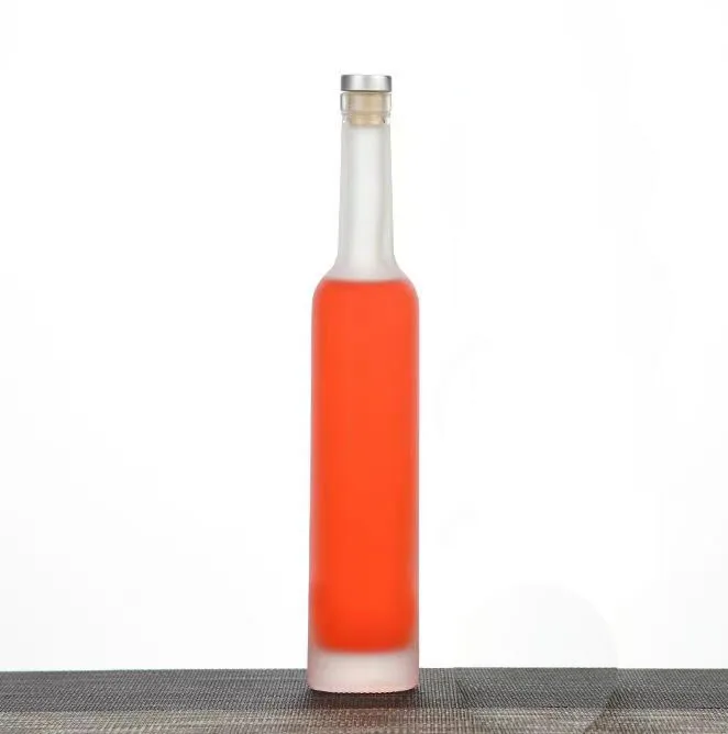 Selling In Large Quantities Empty 200ml 375ml 500ml 750ml Super Flint Glass Wine Bottle Liquor Vodka Bottles With Cork Stopper