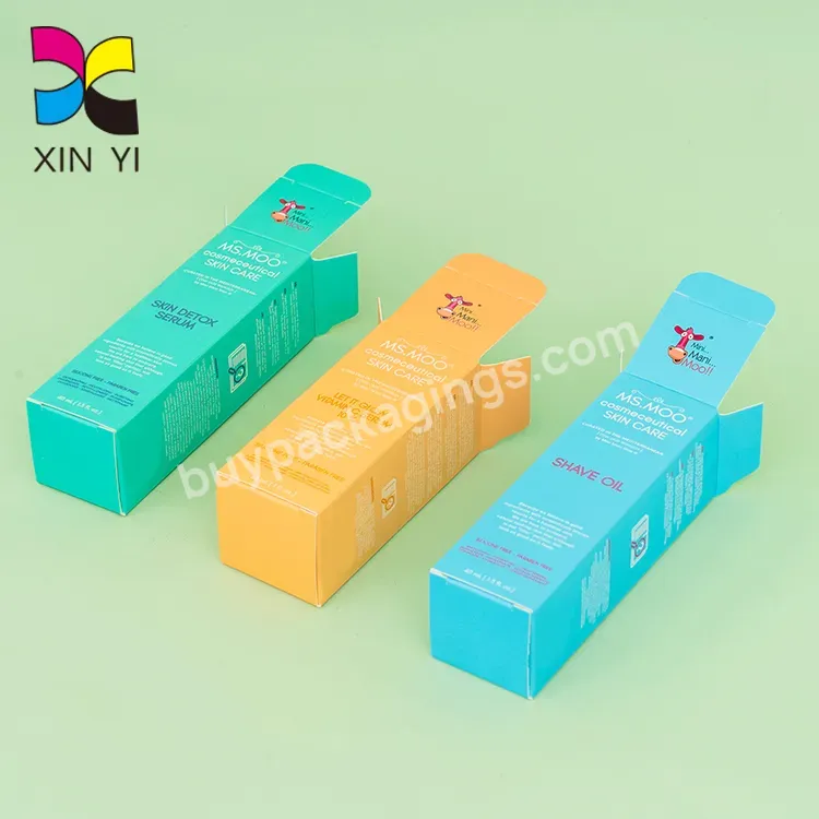 Serum Paper Package Custom Cosmetics Package Boxes Lotion Cream Box