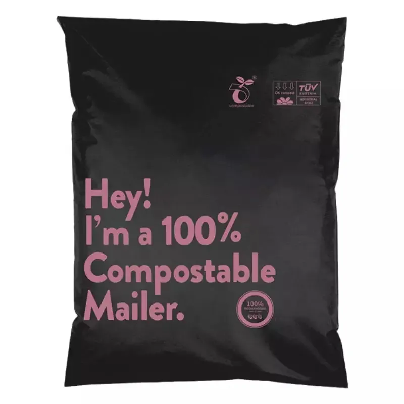 Shield Large Returnable Eco Friendly 100% Recycled Compostable PLA Biodegradable mailer