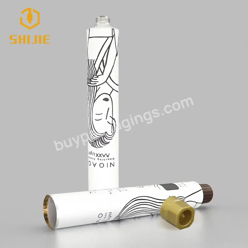 Shijie Hair Color Cream Aluminium Tube 8 Oz 30ml 50ml 80ml 100ml 120ml Metal Lotion Tubes 60g Hair Care Aluminium Cosmetic Tube