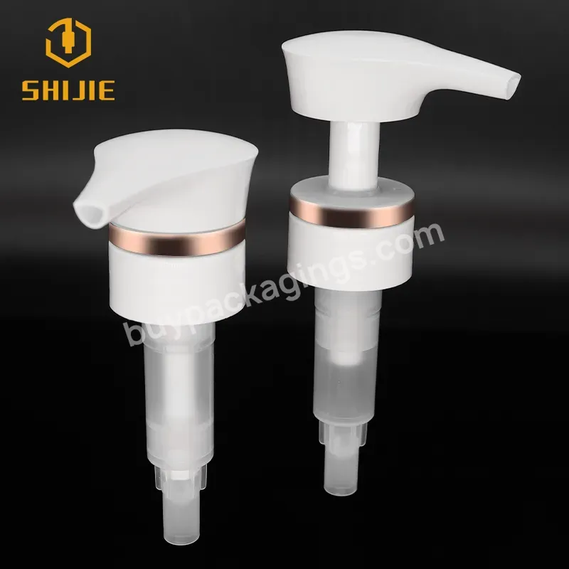 Shijie High Quality Plastic Colorful Hair Care Plastic Pump Body Care Lotion Pump