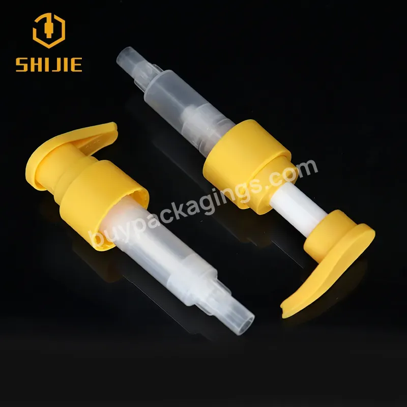 Shijie Manufacturer Body Pumps 28/410 24/410 Up/down Lotion Pump Cosmetic Packing Soap Dispenser Lotion Pump Lids