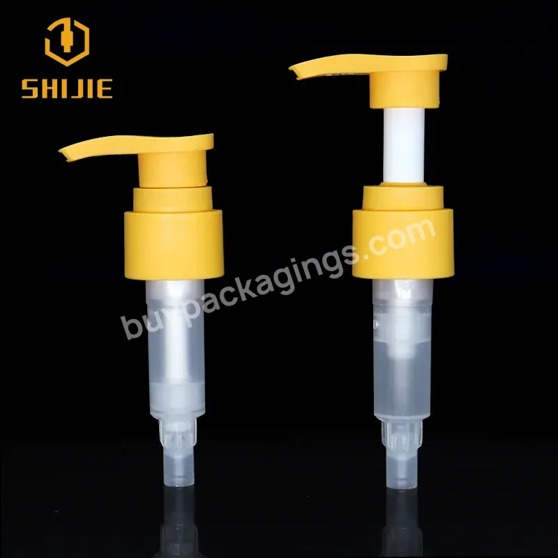 Shijie Manufacturer Good Quality Left-right Lotion Pump 24/410 28/410 Dispenser Pump