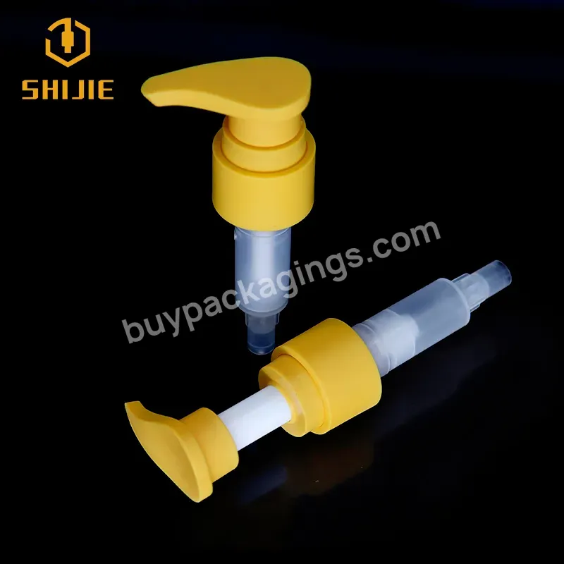 Shijie Manufacturer Good Quality Left-right Lotion Pump 24/410 28/410 Dispenser Pump