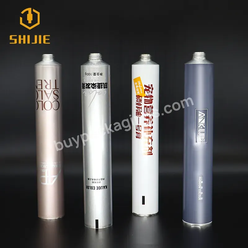 Shijie Metal Cosmetic Aluminum Packaging Tube Hand Cream Aluminum Tube 60ml 80ml 100ml 120ml Custom Aluminum Hair Tube - Buy Packaging Aluminum Tubes,Toothpaste Collapsible Tube,50ml 100ml 150ml 200ml Toothpaste Collapsible Tube.