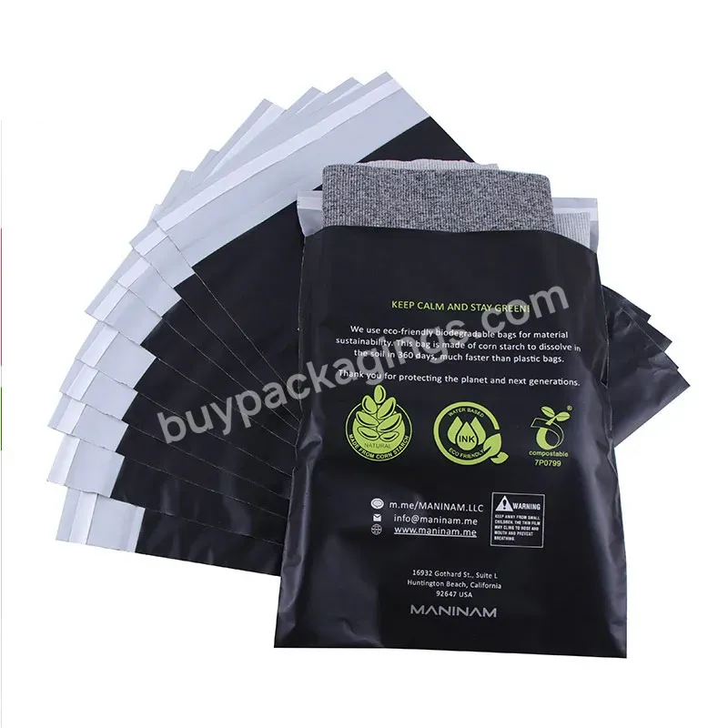 Ship Shipping Logo Custom Printed Poly Mailers Plastic Mailing Printed Express Recycled Black Courier Bags