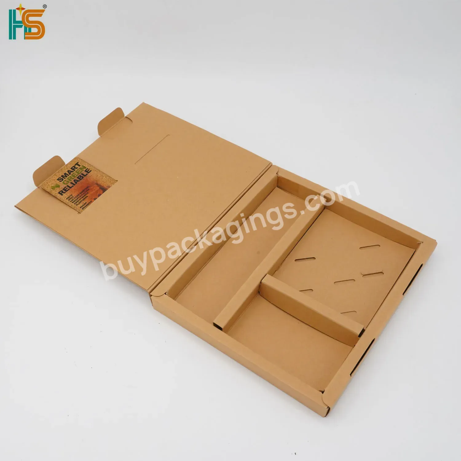 Shipping Cardboard Gift Paper Boxes Packaging Kraft Mailer Box With Insert