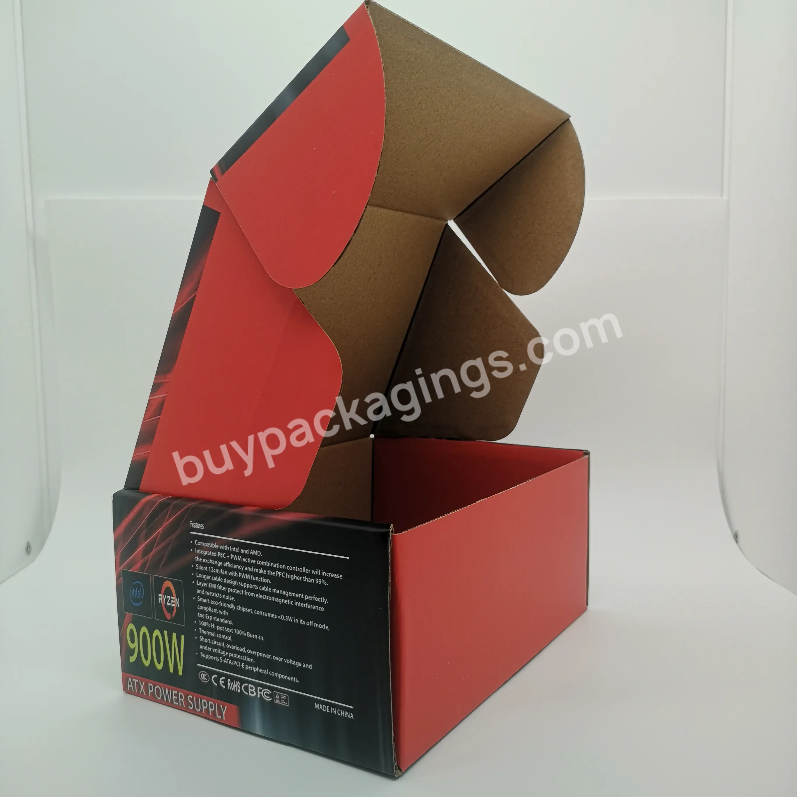 Shipping Luxury Packaging Mailer Corrugated Gift Aircraft Paper Box With Custom Color