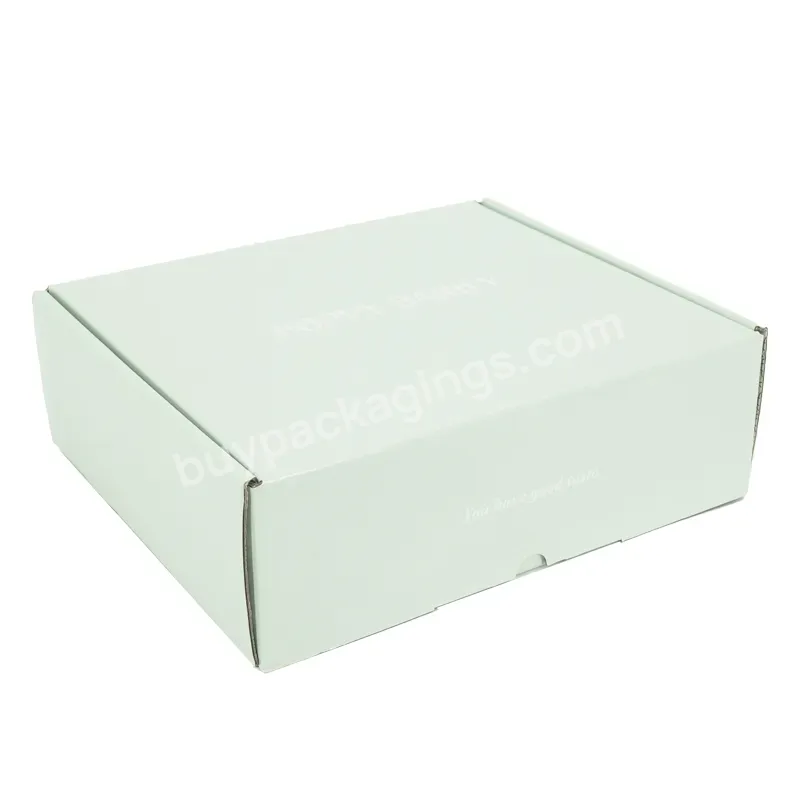 Shipping Mailer Box Custom Corrugate Compostable Biodegradable Kraft Paper Mailer Box