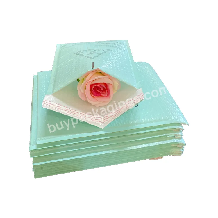 Shipping Package Cushion Padded Co-extruded Bubble Bags Padded Envelopes Metallic Shockproof Bag Santa Poly Bubble Mailer