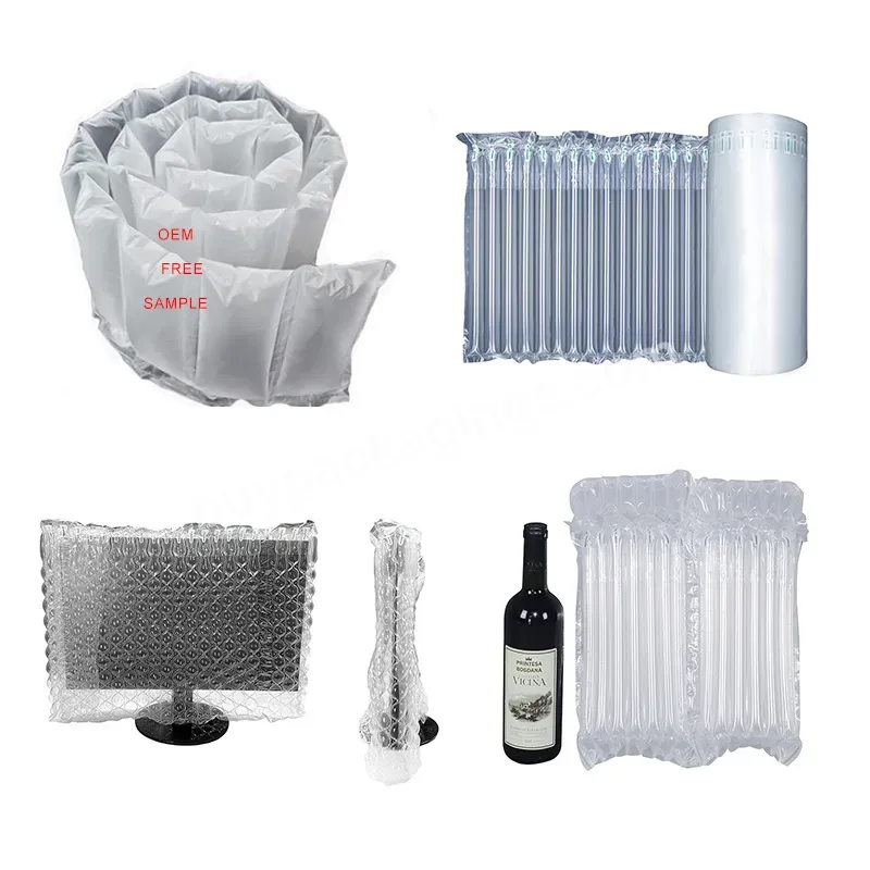 Shipping Packing Air Bubble Film Transparent Pillow Air Column Packaging Roll