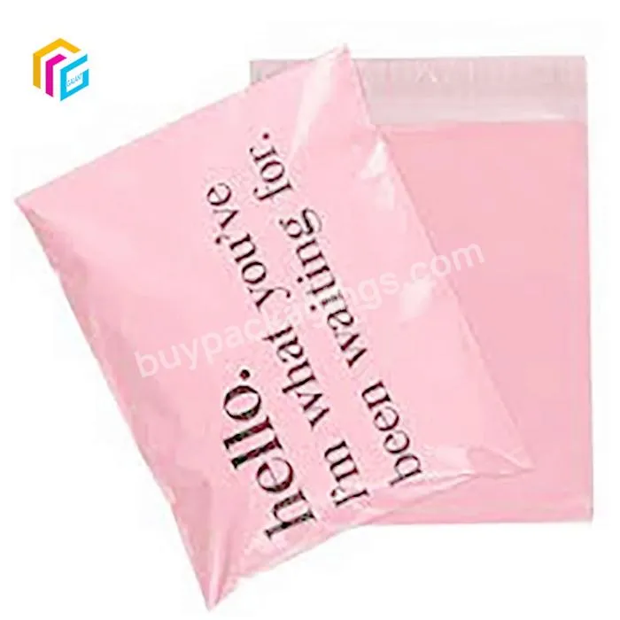 shipping plastic waterproof courier mailing bag custom logo water proof mailing bags for wigs