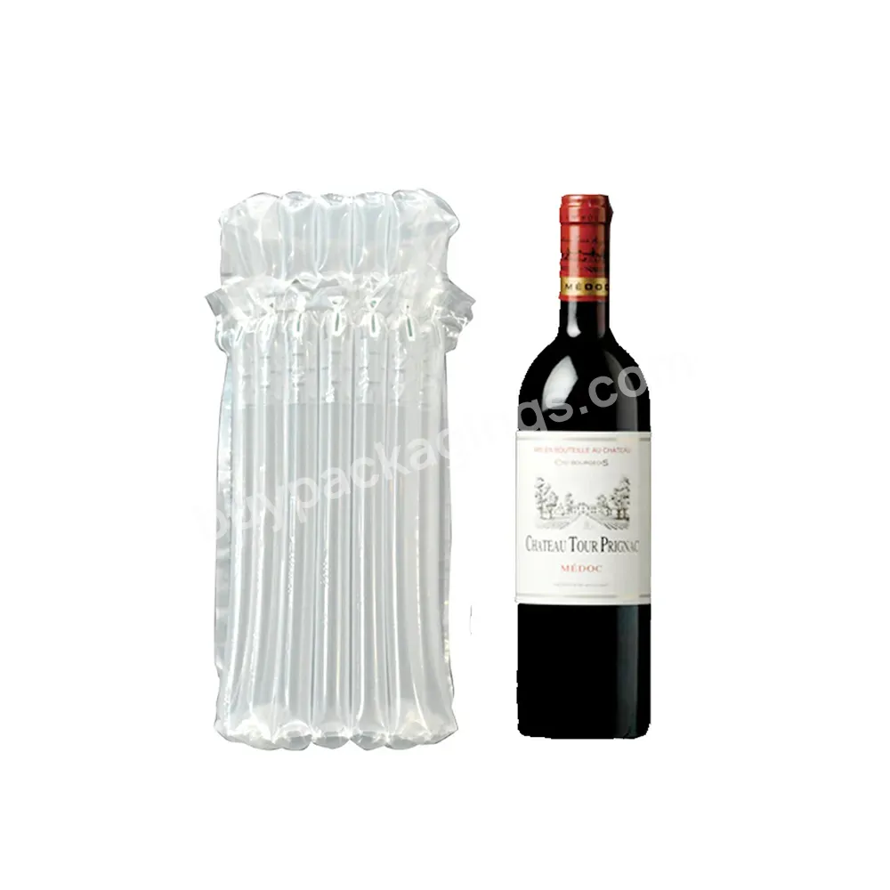 Shockproof Air Column Cushion Packaging Bag For Wine Bottle