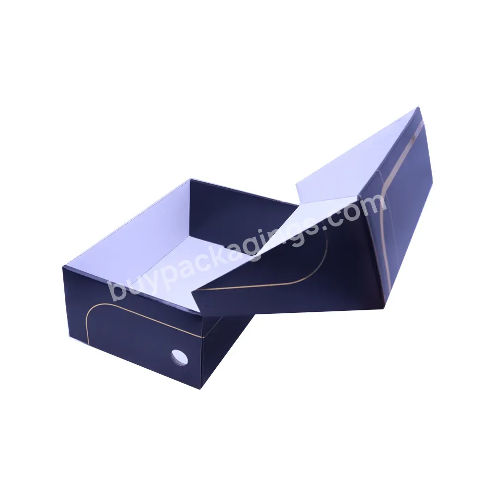 Shoe Box Custom Logo Printed Cardboard Corrugate Mailer Shipping Paper Packaging Shoe Storage Box