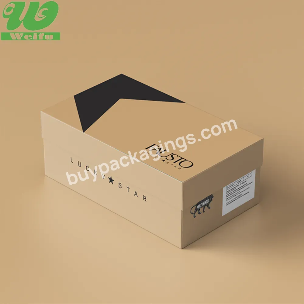 Shoe Packaging Boxes With Tear
