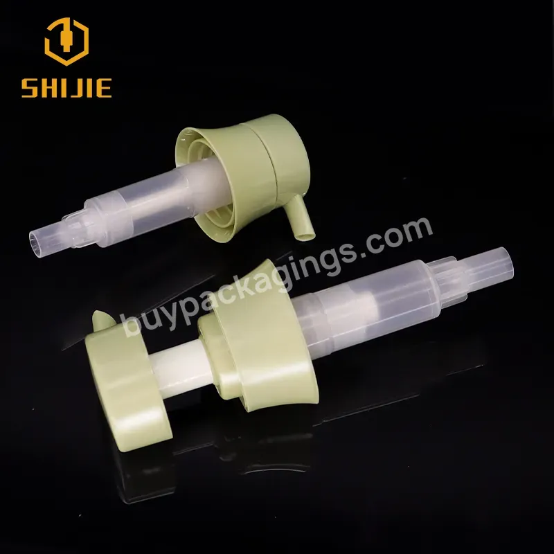 Shuijie Excellent Material Customized Supplier 28/410 Plastic Left Right Lock Lotion Pump