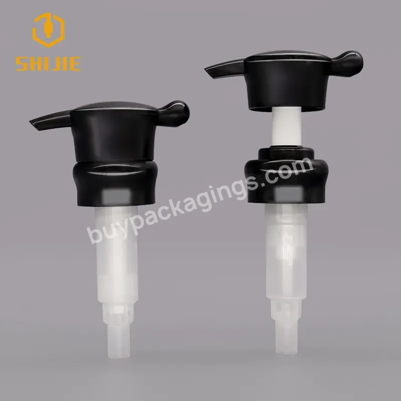 Shuijie High Quality Left Right Lotion Sprayer Pump 28/410 Plastic Lotion Pump For Cosmetic Packing