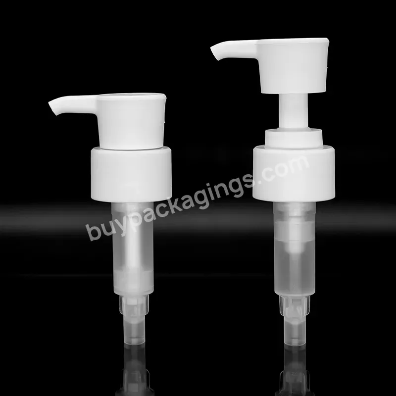 Shuijie Screw Lotion Dispenser Pump 24mm 28mm Plastic Up-down Screw Lotion Pump For Shampoo Bottle