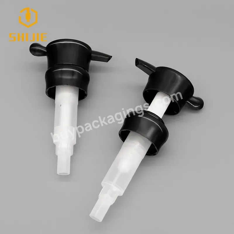 Shuijieplastic 24/410 28/410 Smooth Lotion Pump Left Right Locked Screw Liquid Soap Pump Shampoo Pump Head For Bottle