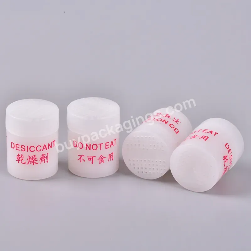 Silica Gel Desiccant Packing Into Pharmaceutical Plastic Canister Desiccant Use Silica Gel Crystals For Drying Flowers