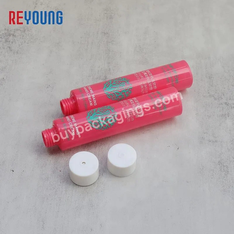 Silk Screen Printing Plastic Tube For Cosmetics Packaging With Center-dispensing Twist Off Cap