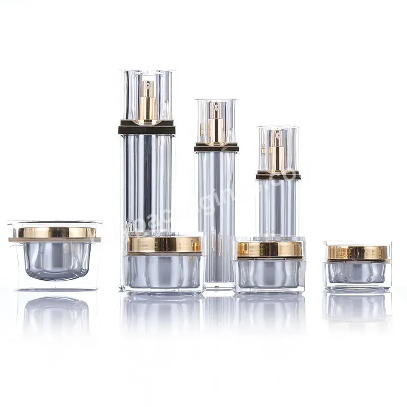 Silver Glass Essential Oil Dropper Vial 30ml 50ml 100ml Cosmetic Packaging Serum Nail Gel Jar Lotion Pump Spray Atomizer Bottle