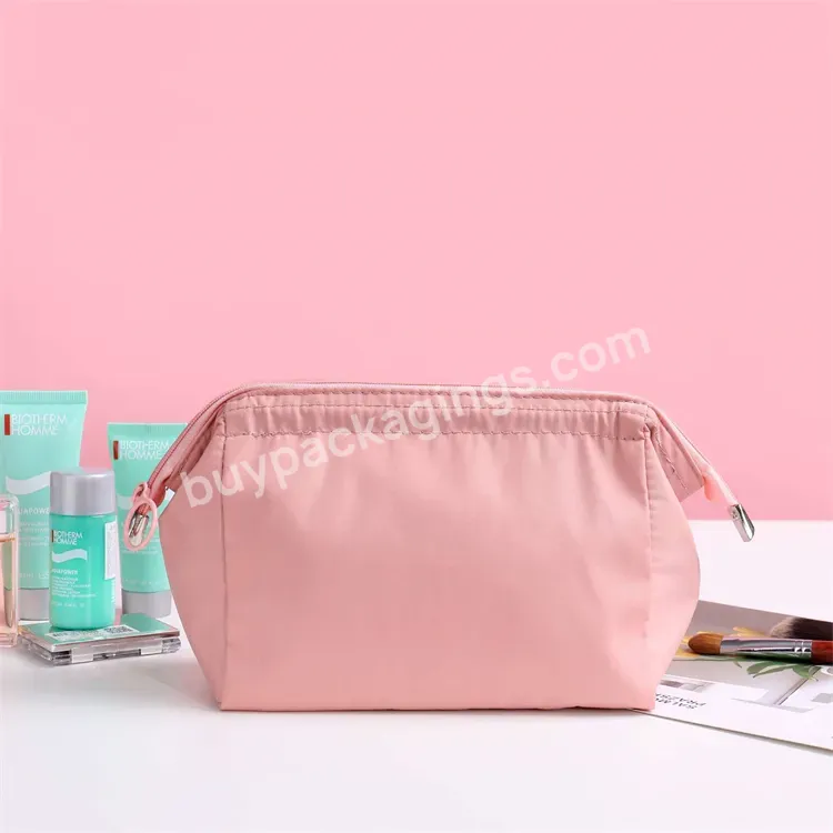 Sim-party " Classic Morandi Color Waterproof Travel Dopp Kit Makeup Storage Bag Nylon Cosmetic Bag"