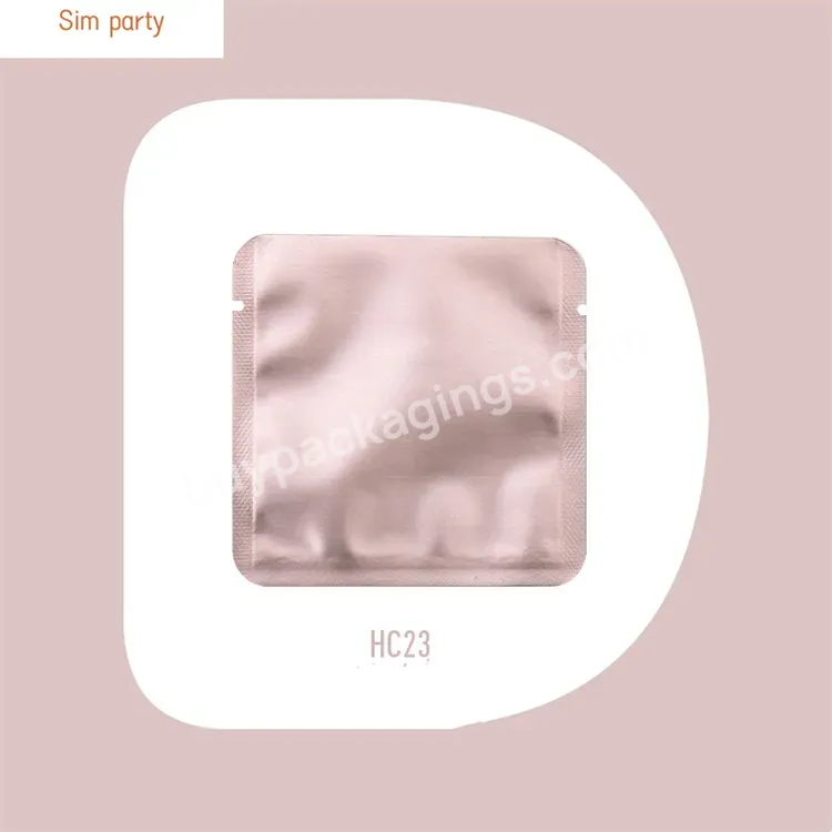 Sim-party Custom Empty Biodegradable Self-sealing Aluminum Foil Flower Tea Pouches Tea Bag