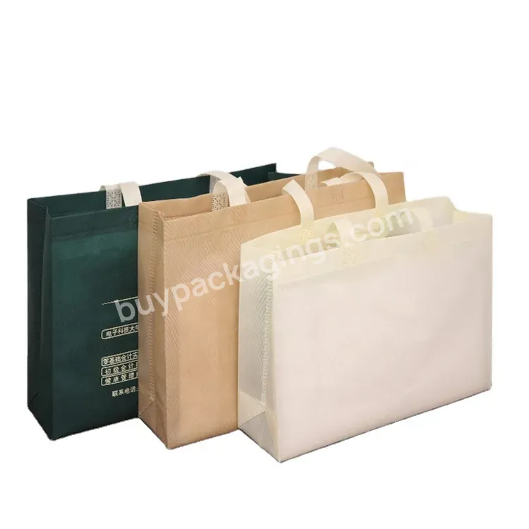 Sim-party Custom Logo Recyclable Shoe Clothing Shopping Tote Non Woven Bag