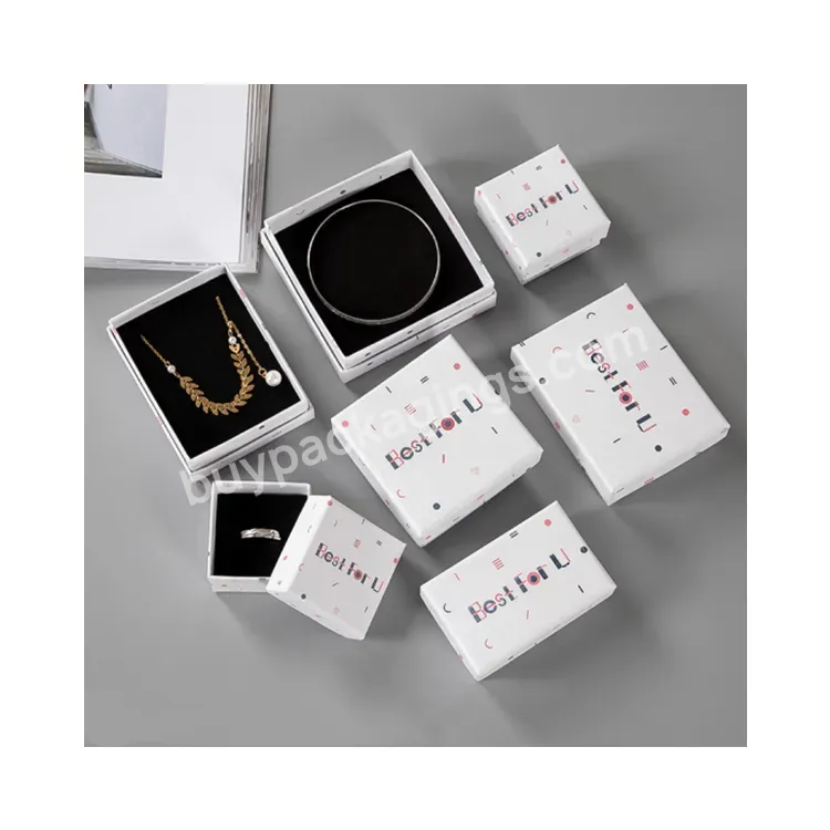 Sim-party Custom White Earring Small Jewelry Gift Case Box Custom Logo For Ring Gift Box Packaging - Buy Luxury Jewelry Box,Ring Box,Small Gift Case.