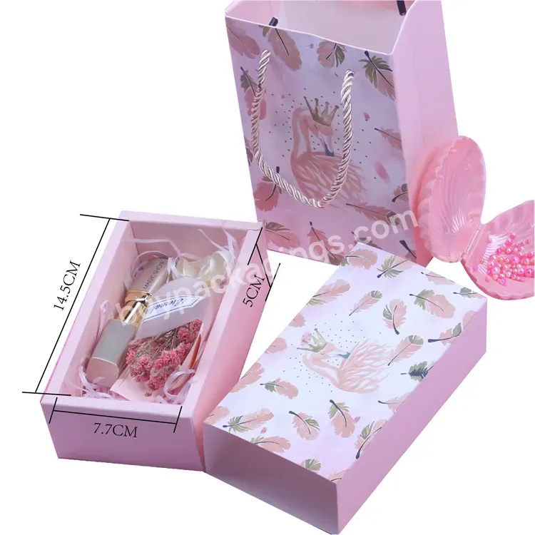 Sim-party Fast Delivery Stylish Fancy Folding Lipstick Gift Drawer Box Gift Box For Small Business