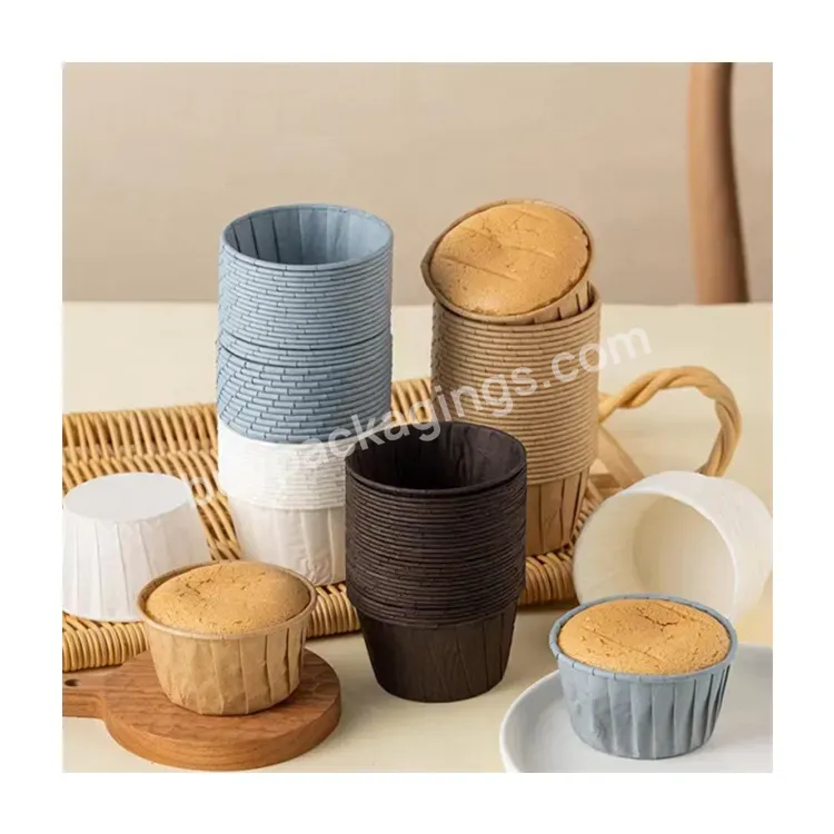 Sim-party Food Grade Not Sticky Cake Mould No Peculiar Smell Durable Cake Baking Circular Paper Cups - Buy Cake Cup,Paper Baking Cups,Cake Mould.