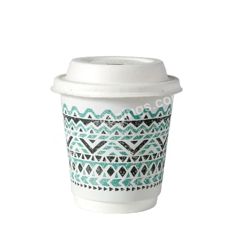 Sim-party Hot Sale New Design Eco-friendly Double Wall Insulated Hot 80mm 6.5oz Coffee Paper Cups