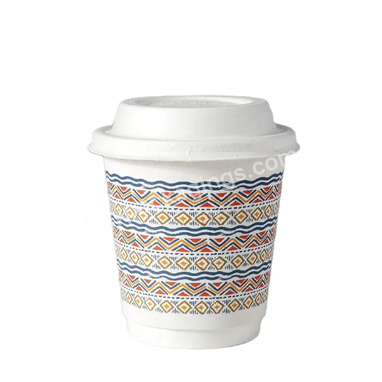 Sim-party Hot Sale New Design Eco-friendly Double Wall Insulated Hot 80mm 6.5oz Coffee Paper Cups