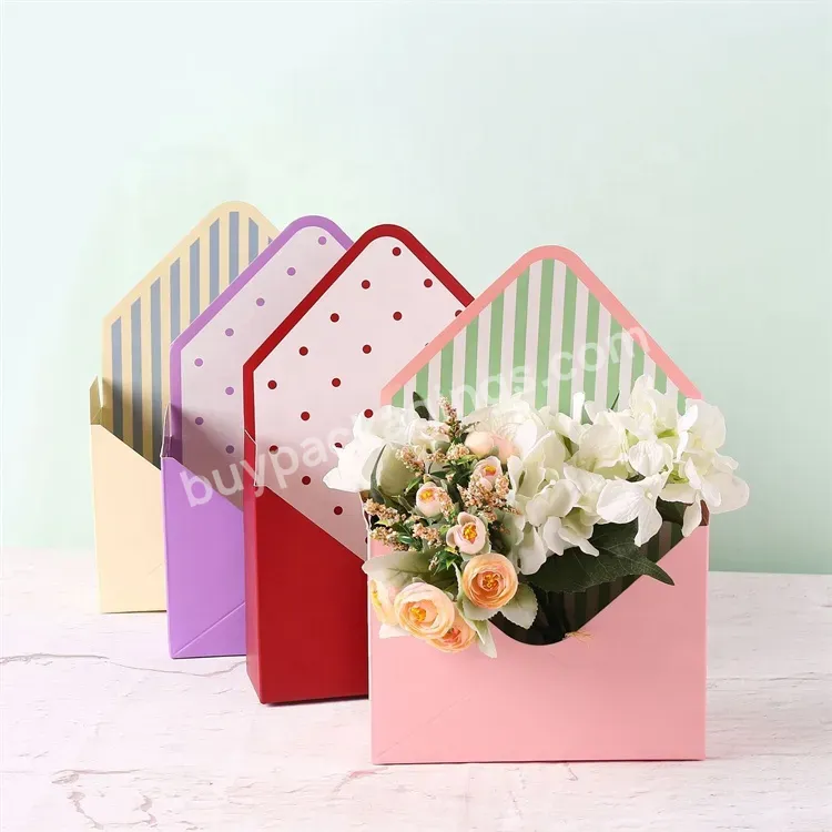 Sim-party Korean Simple Teacher's Day Floral Folding Bouquet Gift Boxes Envelope Flower Box