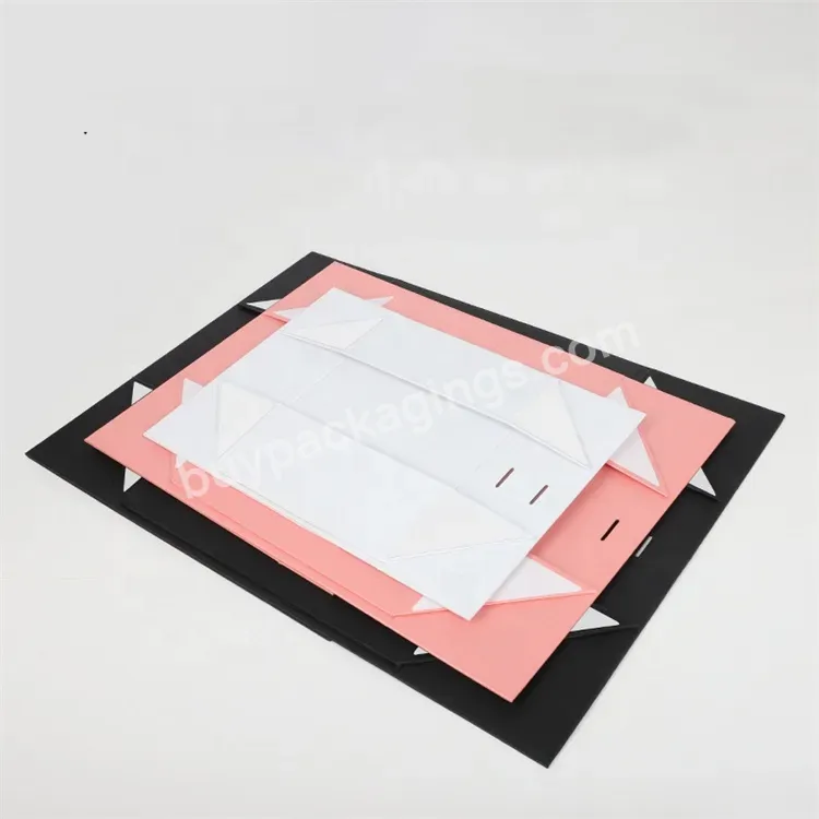 Sim-party Ready Stock Custom Insert Skincare Box Silk Ribbon Folding Magnetic Gift Box With Eva Foam