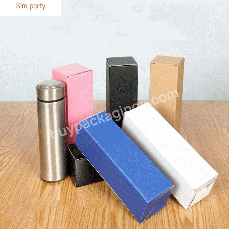 Sim-party Stock Umbrella Stainless Steel Coffee Cup Coffee Express Mailing Corrugated Packaging Box