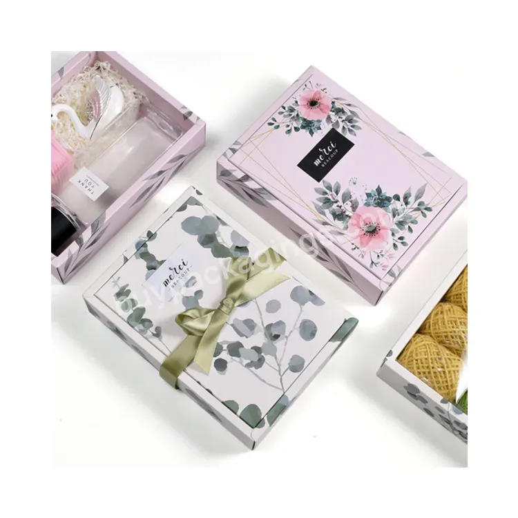 Sim-party Stylish18*13*4cm Perfume Lipstick Tower Cardboard Mini Folding Gift Packaging Box With Ribbon