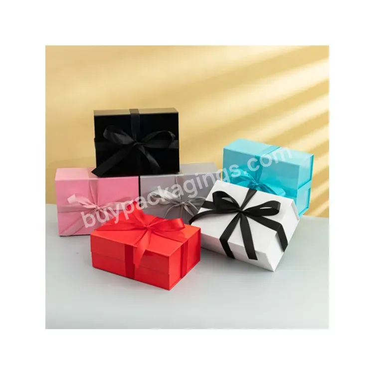 Sim-party Wholesale Luxury Book Package Cosmetic Feedback Gift Rigid Cardboard Folding Magnetic Gift Box