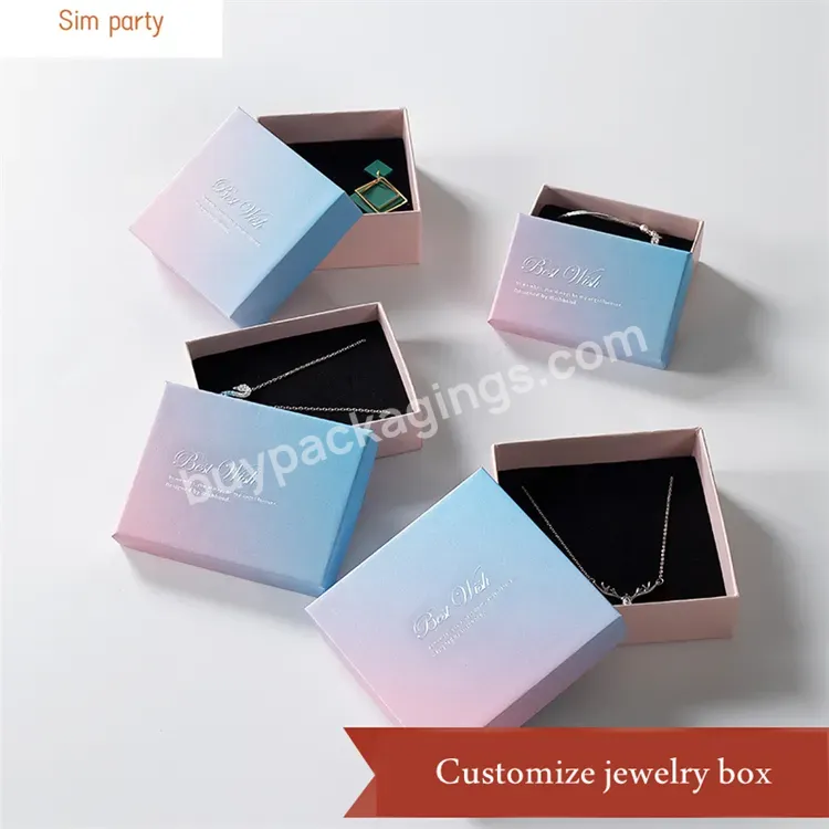 Sim-party Wholesale Oem Attractive Iridescent Pearl Sponge Jewelry Organizer Jewelry Boxes With Logo - Buy Custom Drawer Box,Jewelry Organizer,Jewelry Boxes With Logo.