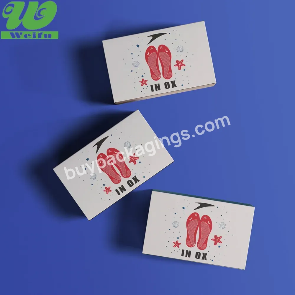 Simple Packaging Boxes Foldable Packing Shoe Box F