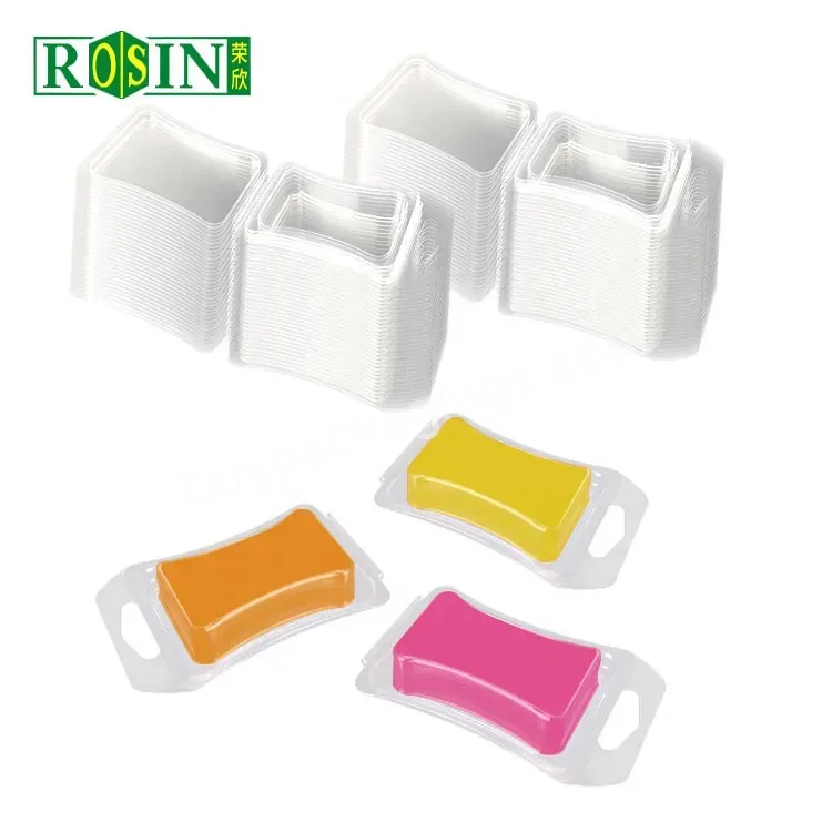 Single Clam Shell Blister Packaging Wax Melts Clear Plastic Pvc Soy Wax Melt Packages