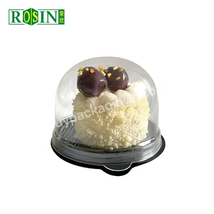 Single Cupcake Containers Custom Clear Plastic Muffin Pod Cake Dome Blister Food Pet Accept