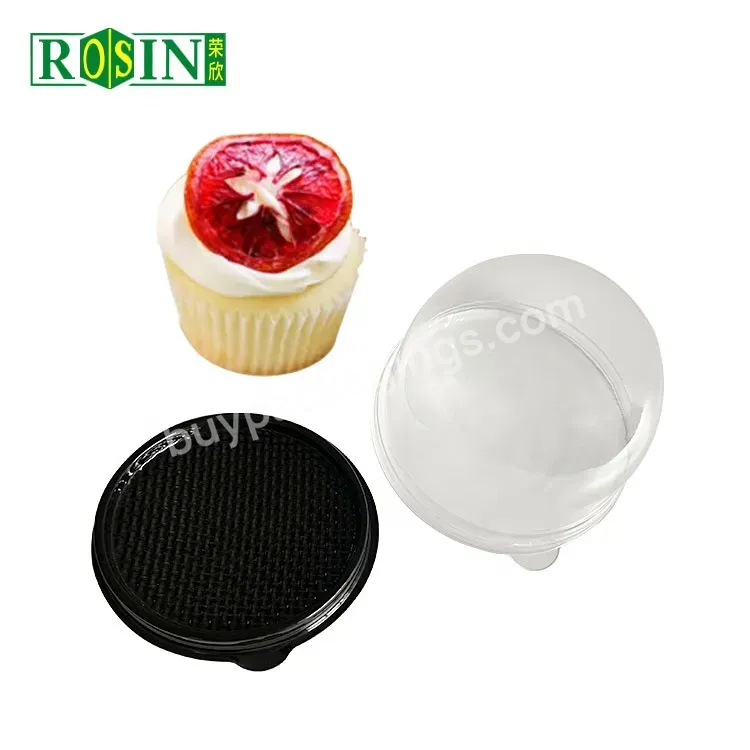 Single Cupcake Containers Custom Clear Plastic Muffin Pod Cake Dome Blister Food Pet Accept